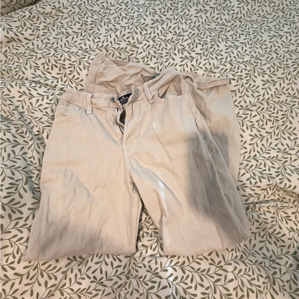 High rise Beige Jeans